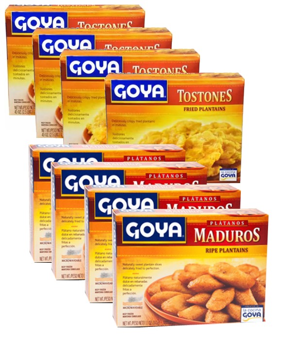 Goya Tostones and Maduro Plantains 10 lbs of each